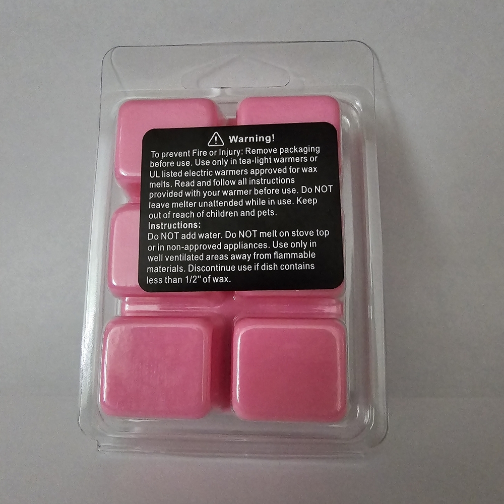 Hand Poured Watermelon Natural Soy Wax Melts 6 Ct Clean Burning, Phthalate Free - Picture 2 of 2